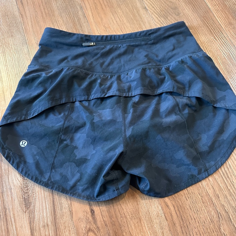 Camo lululemon speed up hirise short